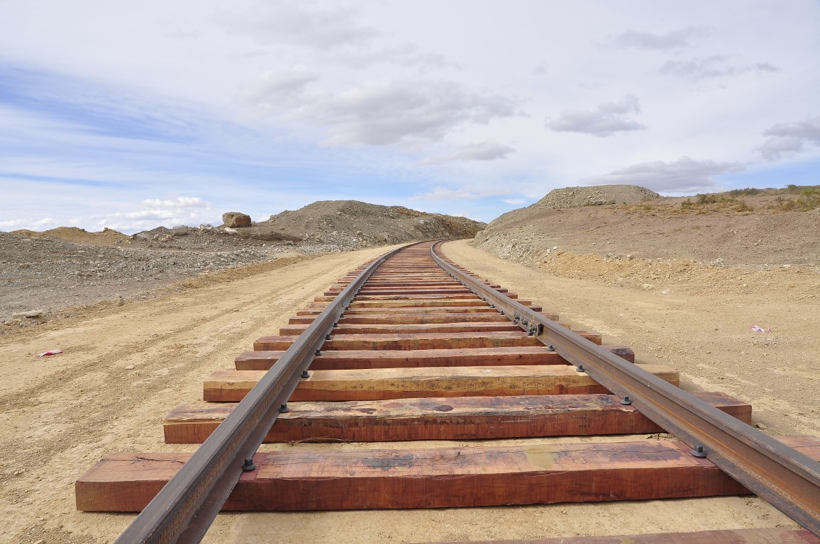 Ferrocarril Trasandino del Sur - Ramal Ferroviario Provincial - Progresiva 8550 - Cabecera Sur Puent