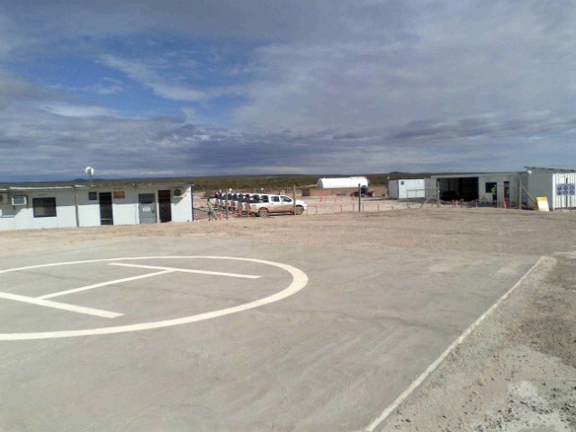 ESTACIÓN TRANSFORMADORA Bajada Colorada del Parque Eólico Vientos Neuquinos - en el departamento d